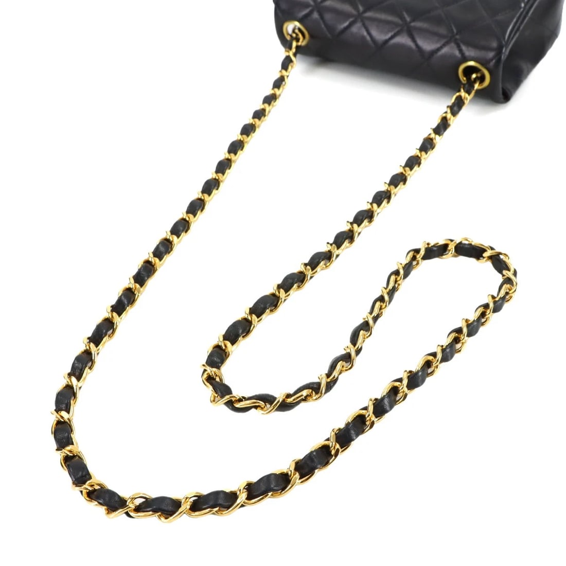 CHANEL MINI MATELASSE CHAIN SHOULDER BAG LEATHER - 5