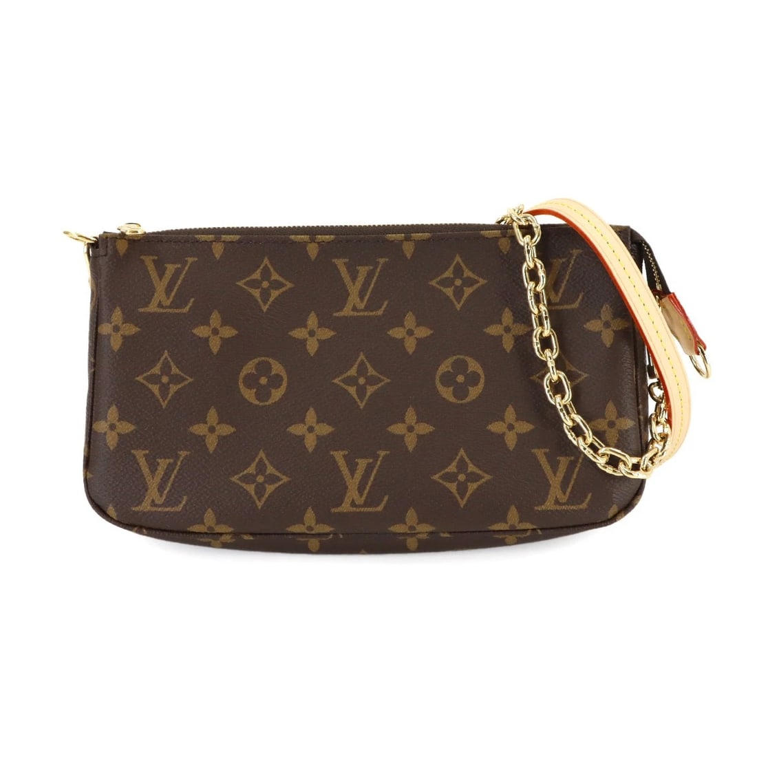 LOUIS VUITTON MONOGRAM POCHETTE ACCESSOIRES HAND SHOULDER BAG: LOUIS VUITTON Monogram Pochette Accessoires Hand Shoulder Bag Brand: LOUIS VUITTON Type/Style: Hand Bag Material: Monogram Canvas Color: Monogram Size: W 8.86 inch, H 4.92 inch, D 1.77 inch