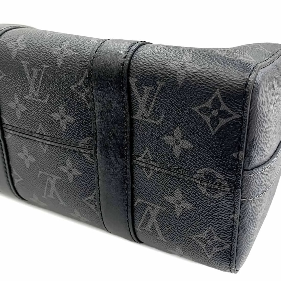 LOUIS VUITTON MONOGRAM ECLIPSE KEEPALL SHOULDER BAG - 6
