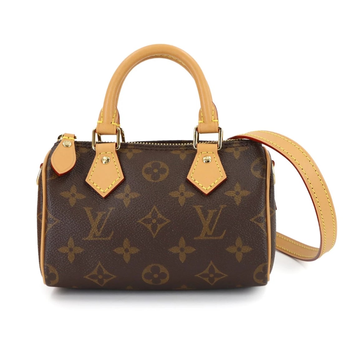 LOUIS VUITTON MONOGRAM SPEEDY 2WAY HAND SHOULDER BAG: LOUIS VUITTON Monogram Speedy 2way Hand Shoulder Bag Brand: LOUIS VUITTON Type/Style: Shoulder Bag / Hand Bag Material: Monogram Canvas Color: Monogram Size: W 6.50 inch, H 3.94 inch, D 2.95 inch