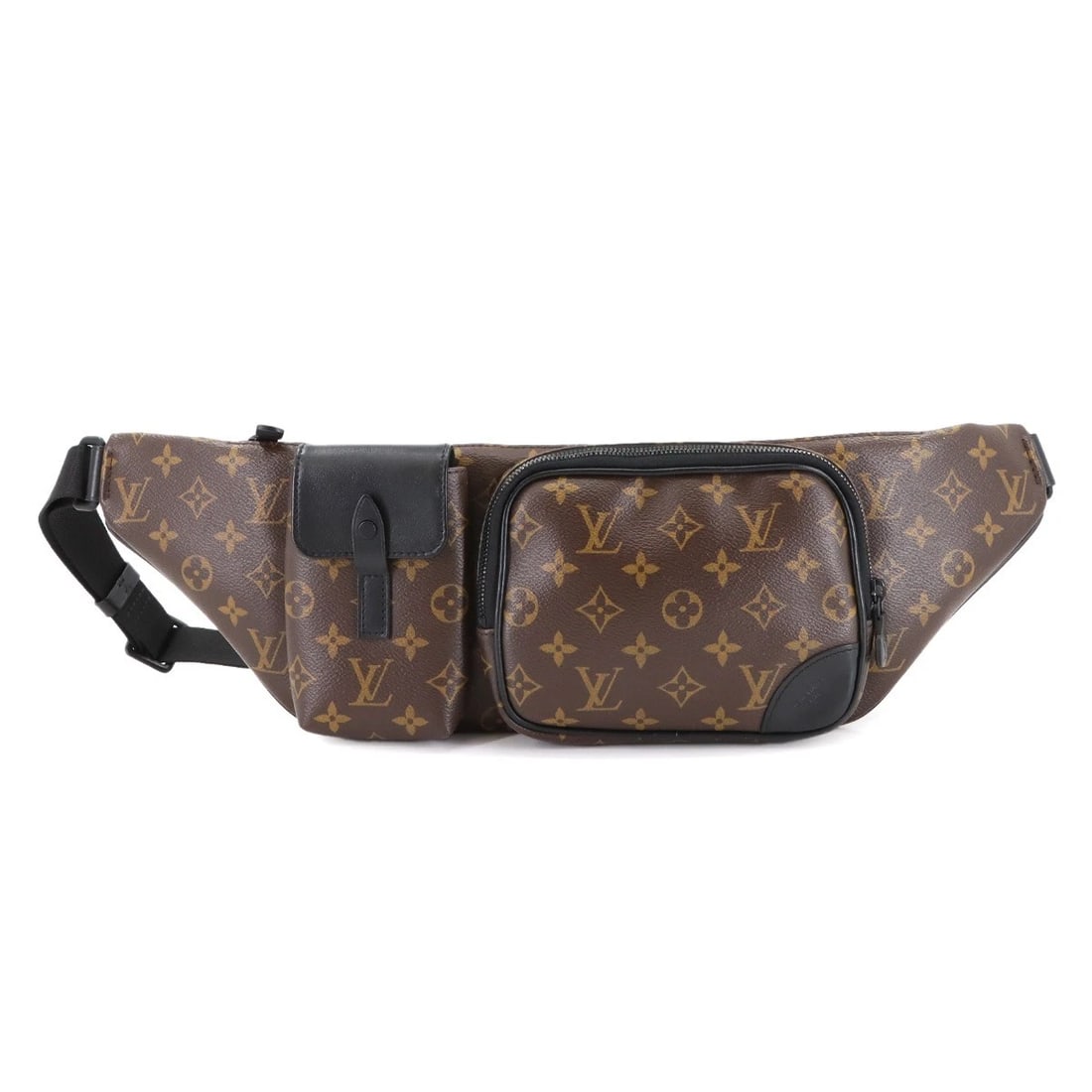 LOUIS VUITTON MONOGRAM MACASSAR BUMBAG CROSSBODY BAG: LOUIS VUITTON Monogram Macassar BumBag Crossbody Bag Brand: LOUIS VUITTON Type/Style: Crossbody Bag Material: Monogram Macassar Canvas Color: Monogram Macassar Size: W 11.42 inch, H 6.30 inch, D 0.59 