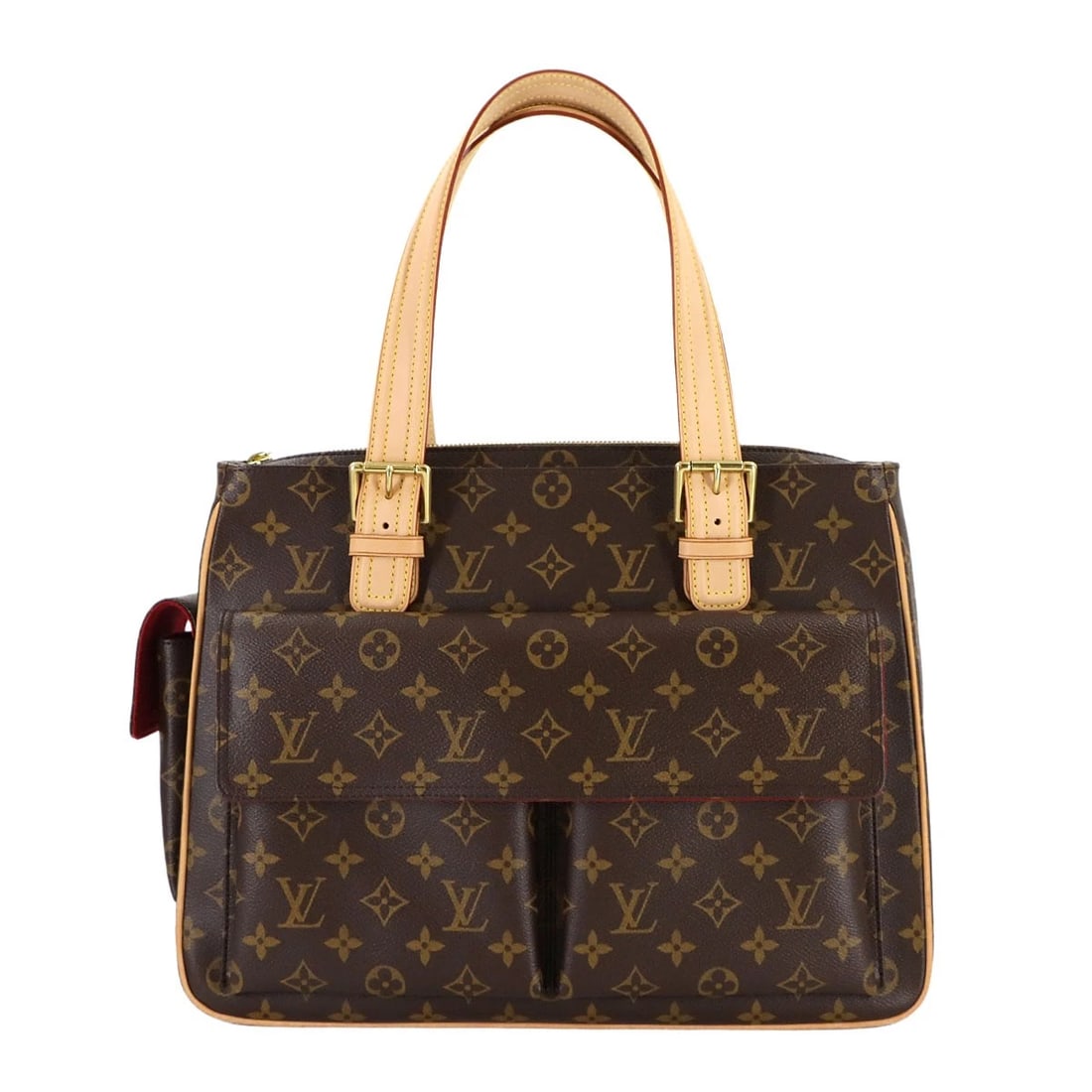 LOUIS VUITTON MONOGRAM MULTIPLI CITE TOTE BAG BROWN: LOUIS VUITTON Monogram Multipli Cite Tote Bag Brown Brand: LOUIS VUITTON Type/Style: Tote Bag Material: Monogram Canvas Color: Monogram Size: W 14.37 inch, H 10.83 inch, D 4.53 inch Accessories: N