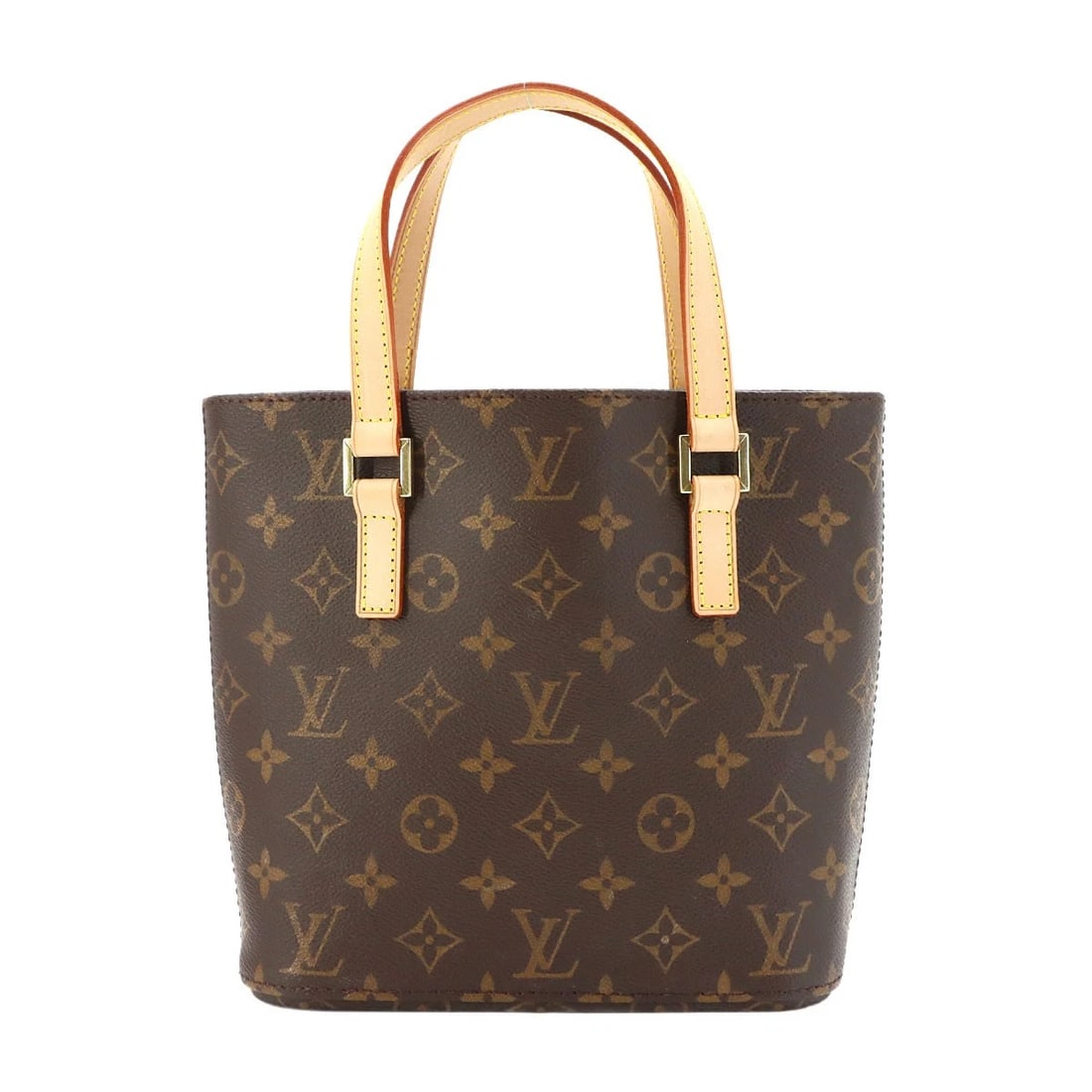 LOUIS VUITTON MONOGRAM VAVIN PM HAND BAG CANVAS BROWN (1 of 5)