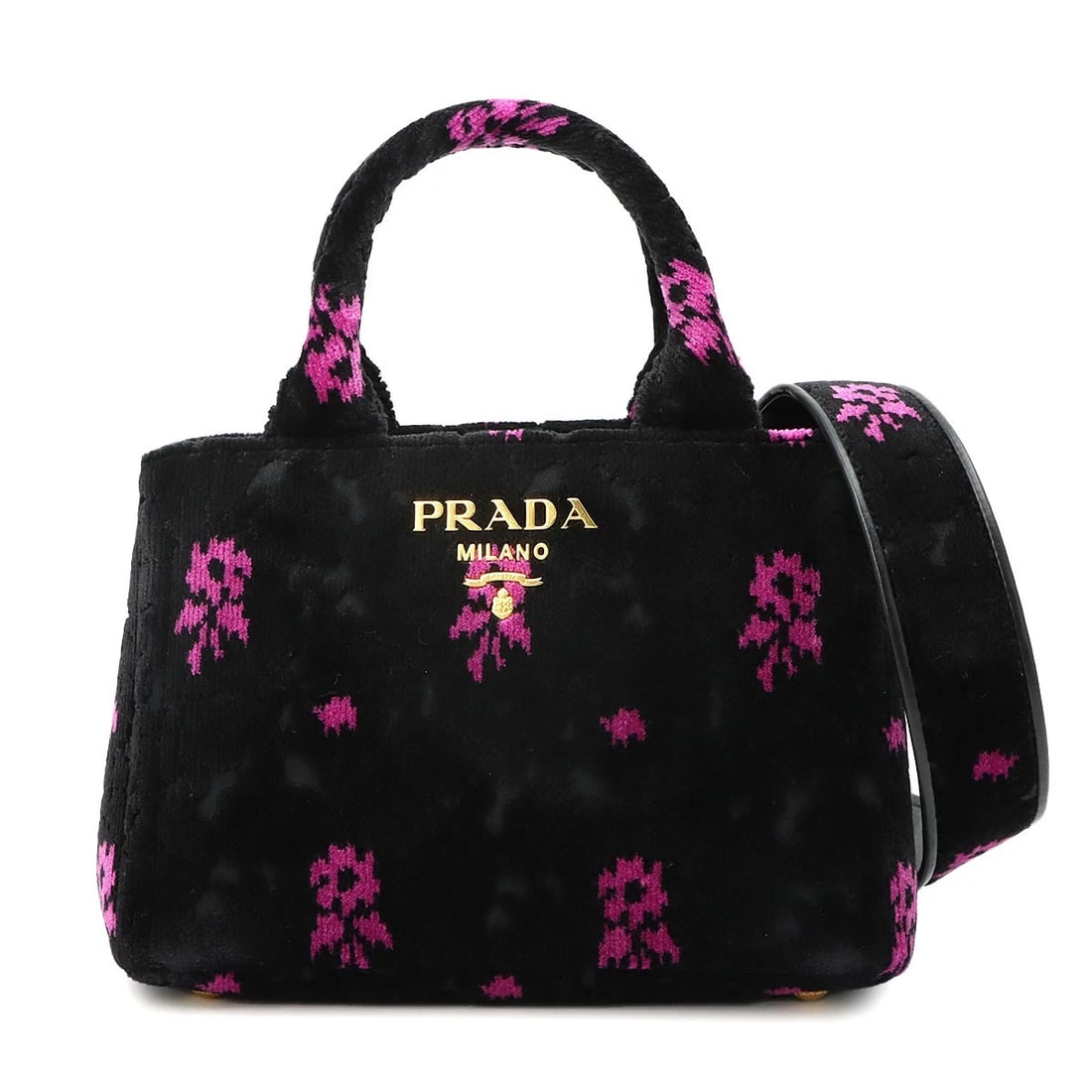 PRADA CANAPA MINI HAND SHOULDER BAG LEATHER (1 of 5)