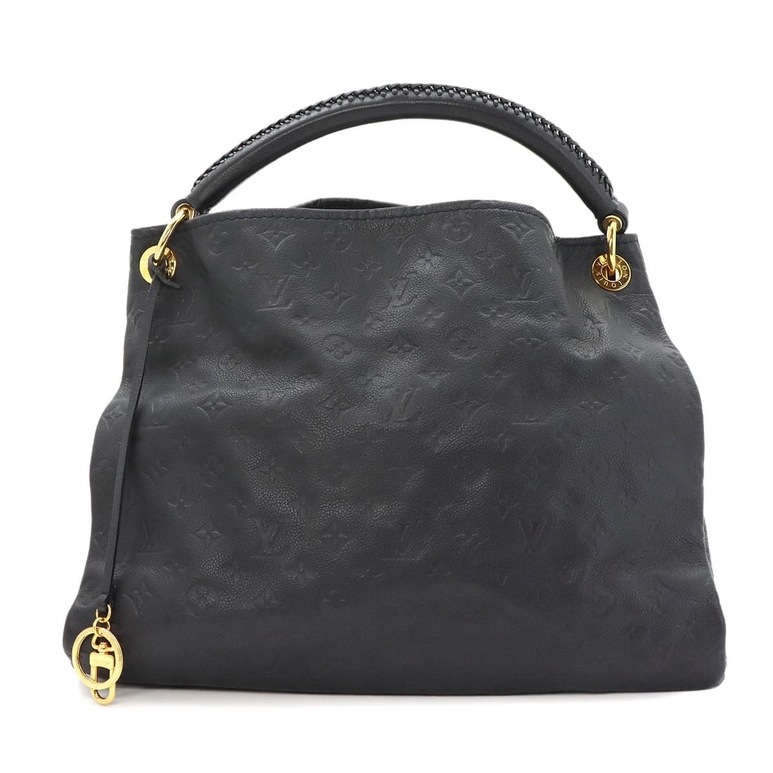 LOUIS VUITTON MONOGRAM EMPREINTE ARTSY MM SHOULDER BAG: LOUIS VUITTON Monogram Empreinte Artsy MM Shoulder Bag Brand: LOUIS VUITTON Type/Style: Shoulder Bag Material: Monogram Empreinte Leather Color: Infini Size: W 16.14 inch, H 12.60 inch, D 7.09 inch