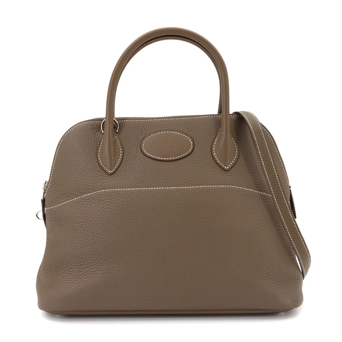 HERMES BOLIDE 31 2WAY HAND SHOULDER BAG TAURILLON CLEMENCE: HERMES Bolide 31 2way Hand Shoulder Bag Taurillon Clemence Brand: HERMES Type/Style: Hand Bag / Shoulder Bag Material: Taurillon Clemence Color: Etoupe Size: W 12.20 inch, H 9.45 inch, D 4.72 inch