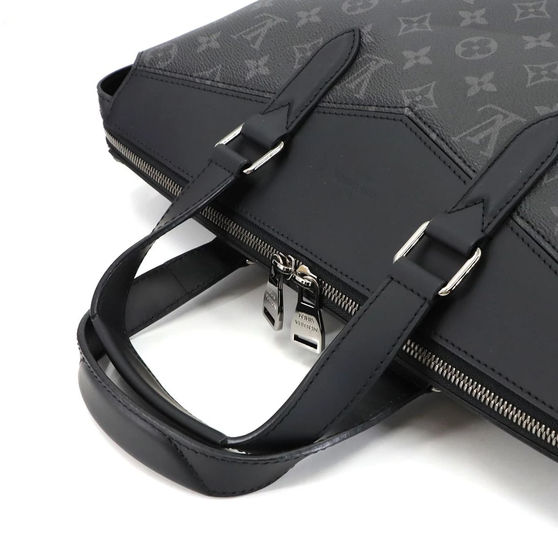 LOUIS VUITTON MONOGRAM ECLIPSE FRAGMENT EXPLORER 2WAY BAG - 5