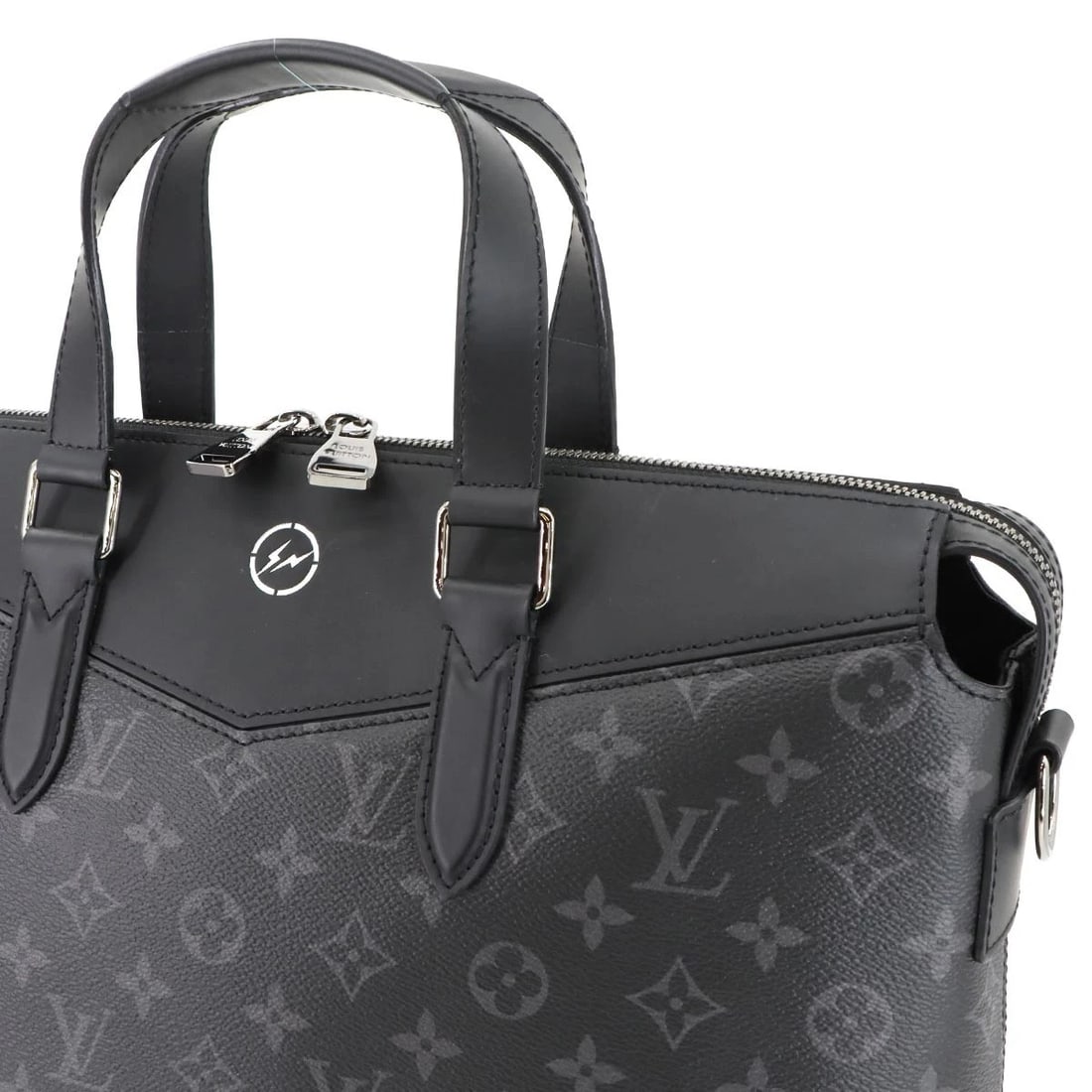LOUIS VUITTON MONOGRAM ECLIPSE FRAGMENT EXPLORER 2WAY BAG - 6