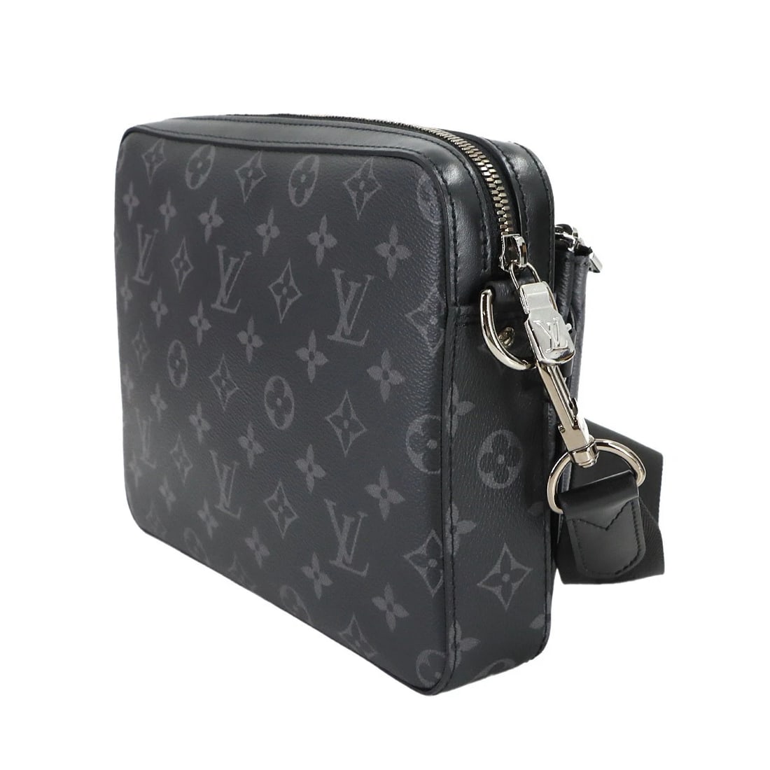 LOUIS VUITTON MONOGRAM ECLIPSE TRIO MESSENGER SHOULDER BAG - 3