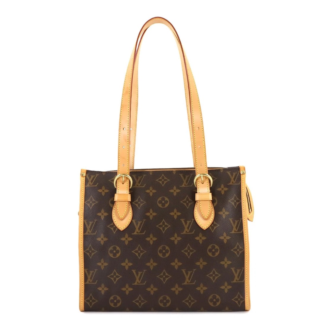 LOUIS VUITTON MONOGRAM POPINCOURT HAUT TOTE BAG BROWN: LOUIS VUITTON Monogram Popincourt Haut Tote Bag Brown Brand: LOUIS VUITTON Type/Style: Tote Bag Material: Monogram Canvas Color: Monogram Size: W 10.83 inch, H 9.06 inch, D 5.12 inch Accessories:
