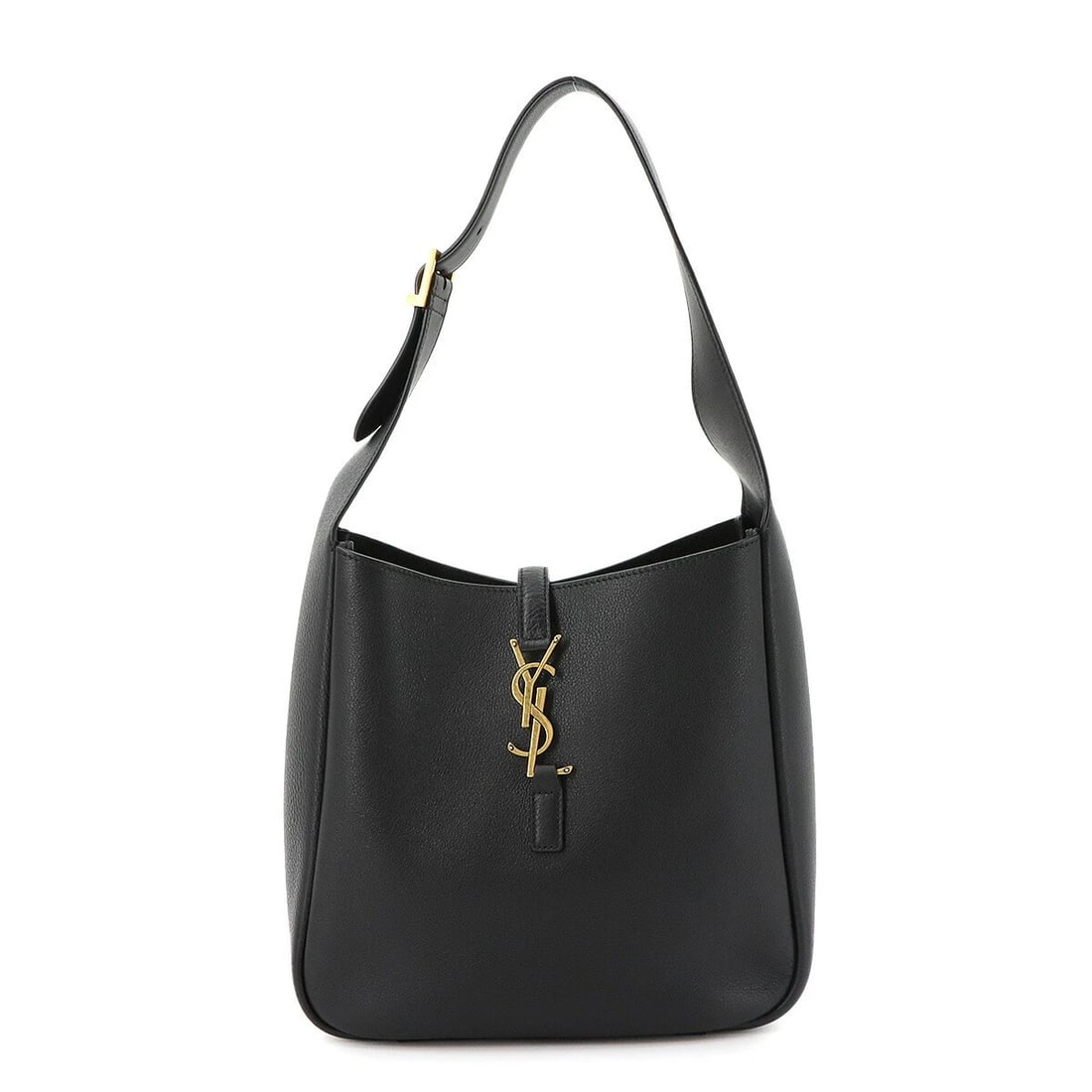 SAINT LAURENT LE 5 A 7 SMALL SHOULDER BAG LEATHER: SAINT LAURENT LE 5 A 7 Small Shoulder Bag Leather Brand: SAINT LAURENT Type/Style: Shoulder Bag Material: Leather Color: Black Size: W 8.66 inch, H 8.66 inch, D 3.35 inch Accessories: None