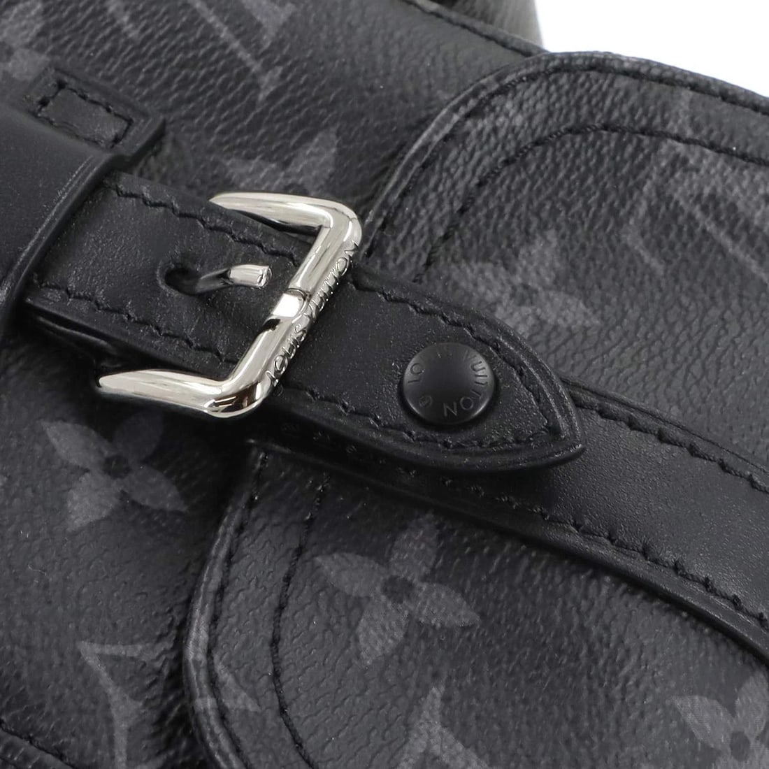 LOUIS VUITTON MONOGRAM ECLIPSE CHRISTOPHER CROSSBODY BAG - 5