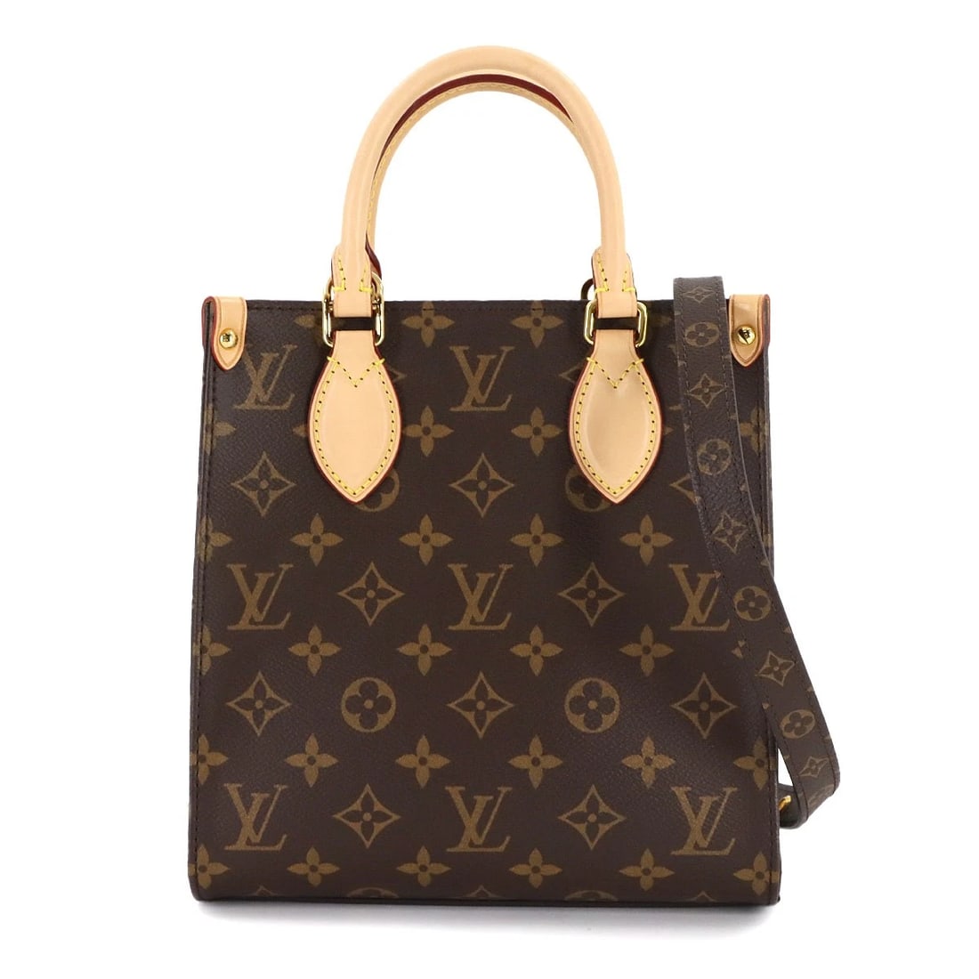LOUIS VUITTON MONOGRAM BB 2WAY HAND SHOULDER BAG: LOUIS VUITTON Monogram BB 2way Hand Shoulder Bag Brand: LOUIS VUITTON Type/Style: Hand Bag / Shoulder Bag Material: Monogram Canvas Color: Monogram Size: W 8.27 inch, H 8.66 inch, D 3.54 inch Acce