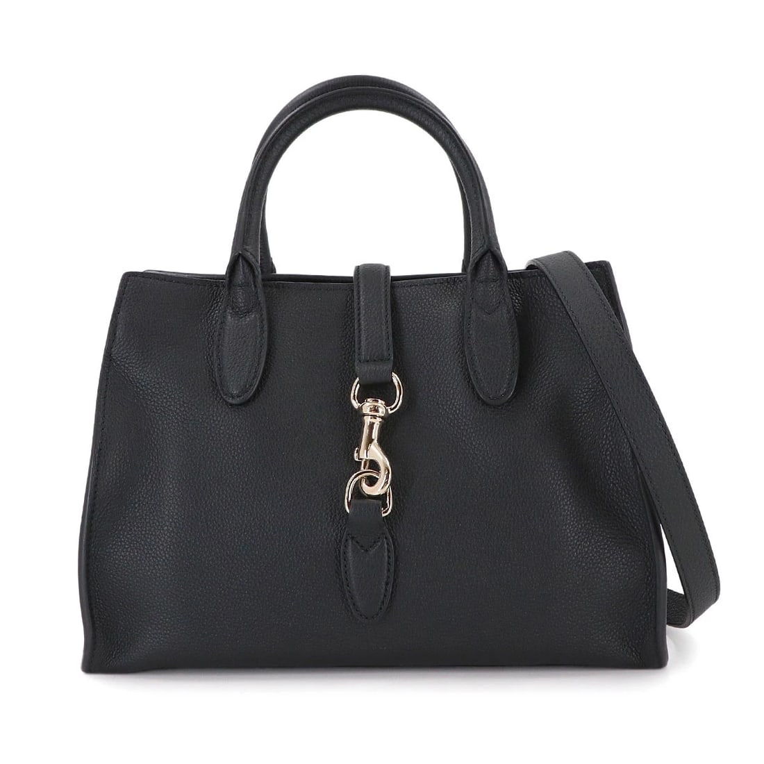 GUCCI MEDIUM TOTE SHOULDER BAG WITH HOOK CLOSURE LEATHER (1 of 5)