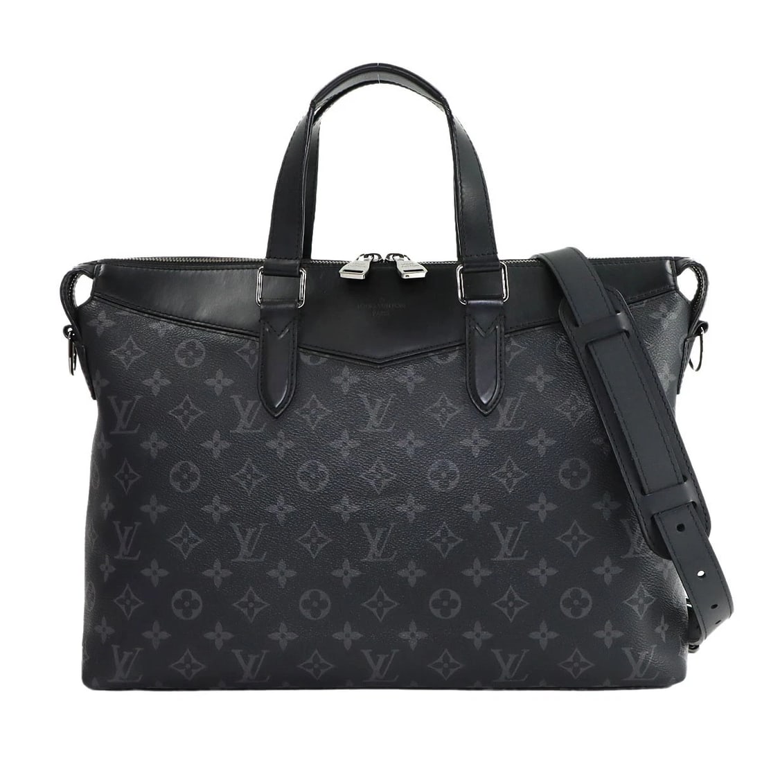 LOUIS VUITTON MONOGRAM ECLIPSE BRIEFCASE BUSINESS BAG (1 of 6)