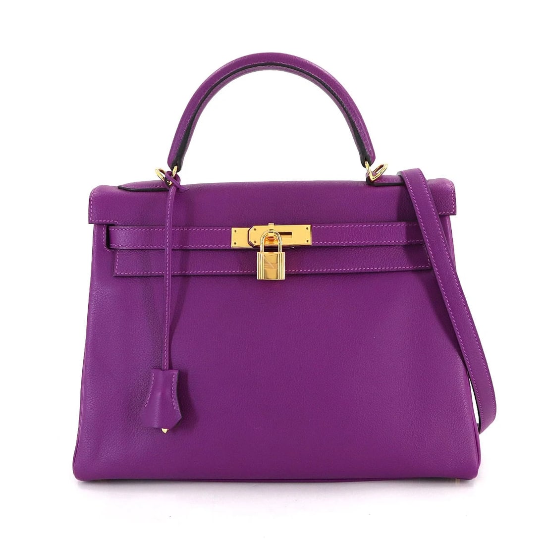 HERMES KELLY 32 EVER COLOR ANEMONE 2WAY HAND SHOUDER BAG: HERMES Kelly 32 Ever Color Anemone 2way Hand Shouder Bag Brand: HERMES Type/Style: Hand Bag / Shoulder Bag Material: Ever Color Color: Anemone Size: W 12.40 inch, H 8.86 inch, D 4.72 inch