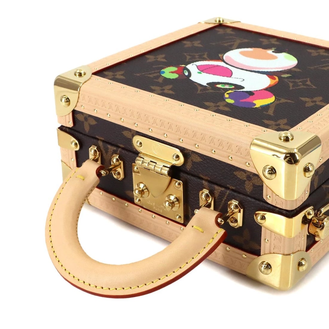 LOUIS VUITTON LVXTM MONOGRAM PANDA MINI SQUARE TRUNK - 5