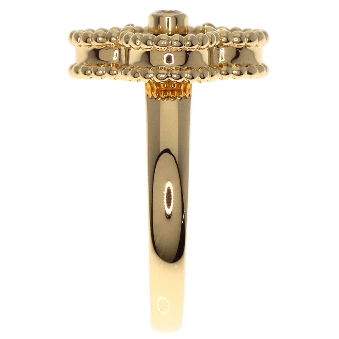 VAN CLEEF & ARPELS ALHAMBRA TIGER'S EYE RING (1 of 2)
