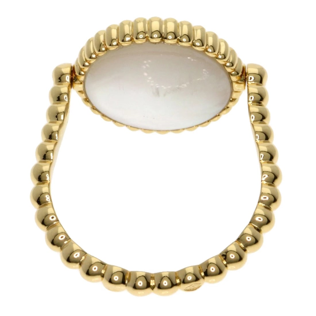 DIOR ROSE DEVANE WHITE DIAMOND RING K18 YELLOW GOLD: Dior Rose Devane White Diamond Ring K18 Yellow Gold Brand: Dior Type/Style: Ring Material: K18 Yellow Gold, Main Stone/Creation Natural Color: Gold Size: 4.5 (US) Accessories: None Accessories