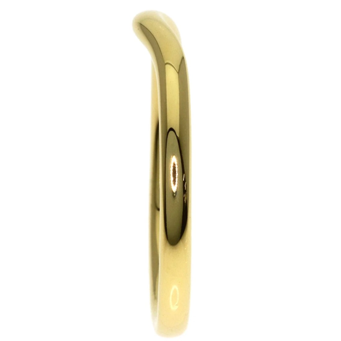 TIFFANY&CO. CURVED BAND RING K18 YELLOW GOLD: TIFFANY&Co. Curved band Ring K18 Yellow Gold Brand: TIFFANY&Co. Type/Style: Ring Material: K18 Yellow Gold, Color: Gold Size: 7.25 (US) Accessories: None Accessories Notice: When purchasing pre-owned