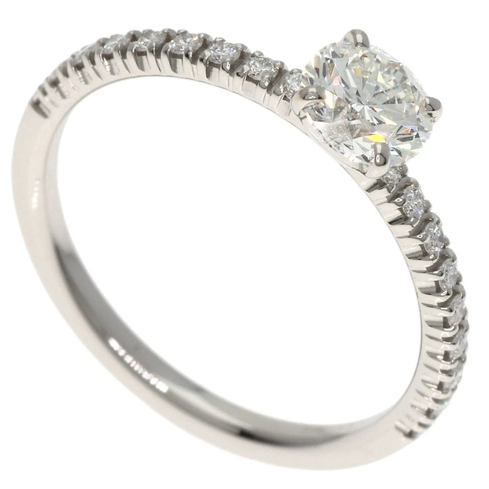 CARTIER ETINCEL DE CARTIER DIAMOND RING PLATINUM PT950: CARTIER Etincel de Cartier Diamond Ring Platinum PT950 Brand: CARTIER Type/Style: Ring Material: Platinum PT950, Main Stone/Creation Natural Color: Silver Size: 3.25 (US) Accessories: None