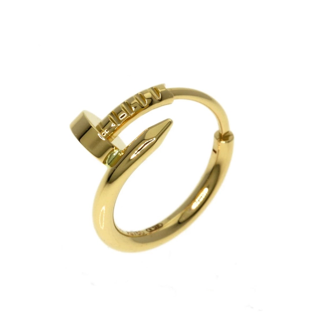 CARTIER JUSTE UN CLOU (SINGLE EARRING ONLY) EARRING: CARTIER Juste un Clou (single earring only) earring Brand: CARTIER Type/Style: earring Material: K18 Yellow Gold, Color: Gold Size: Top Size:0.5inch/12.4x5.8x14mm Accessories: None Accessories