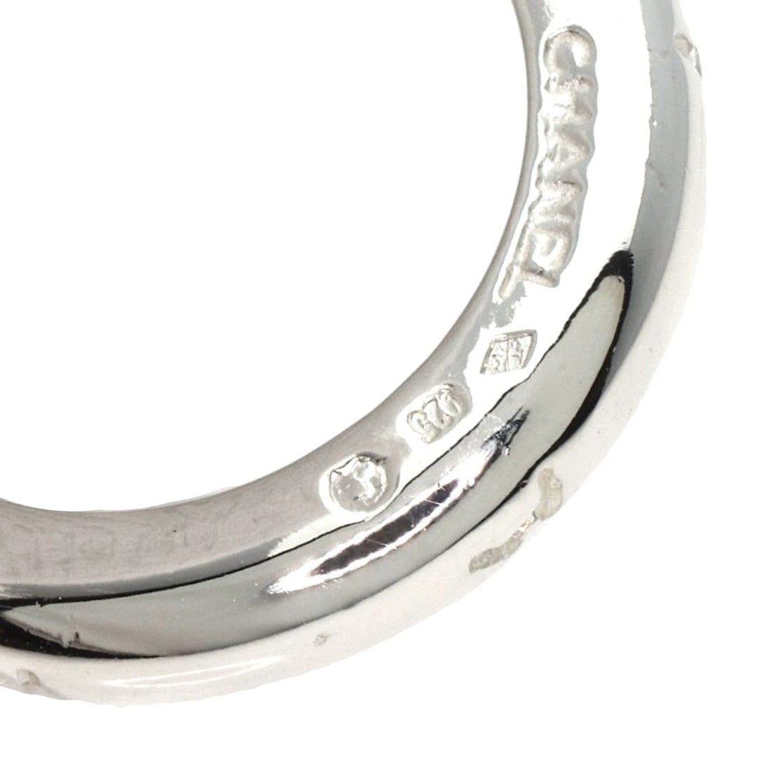 CHANEL LOGO TRIPLE RING SILVER - 10
