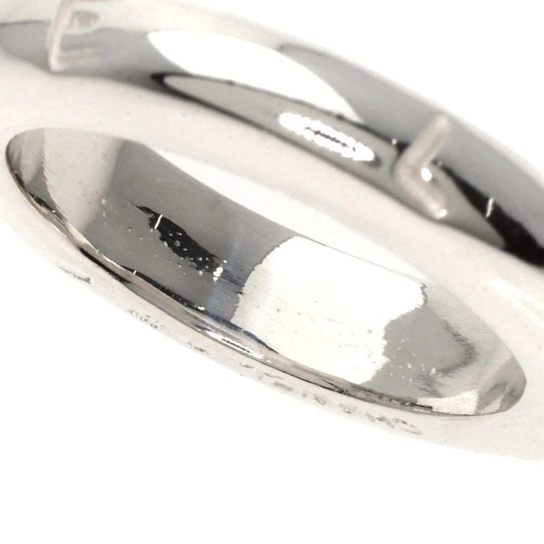 CHANEL LOGO TRIPLE RING SILVER - 9
