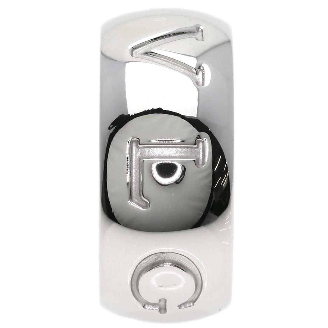 BVLGARI MONOLOGO RING K18 WHITE GOLD (1 of 2)