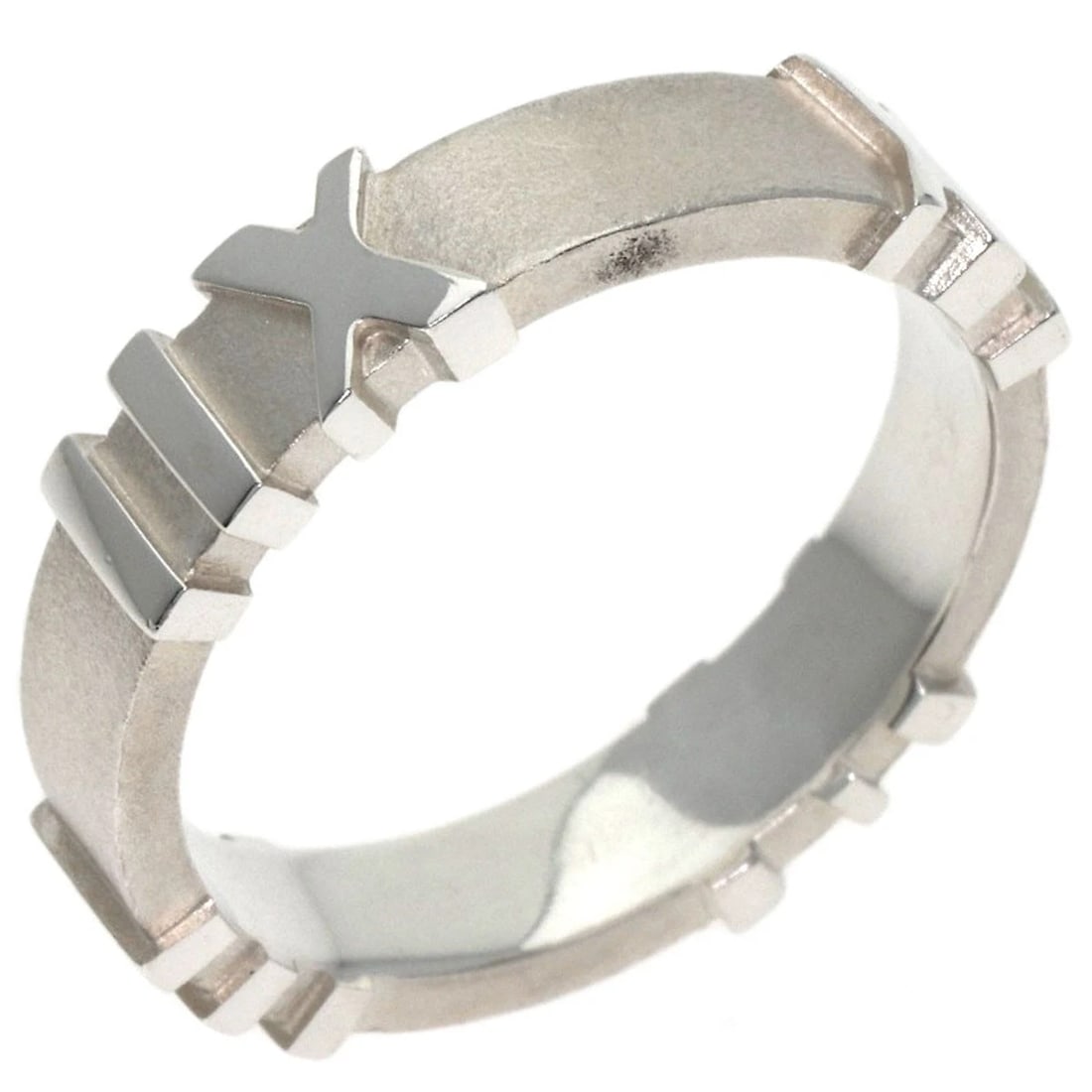 TIFFANY&CO. ATLAS RING SILVER - 2