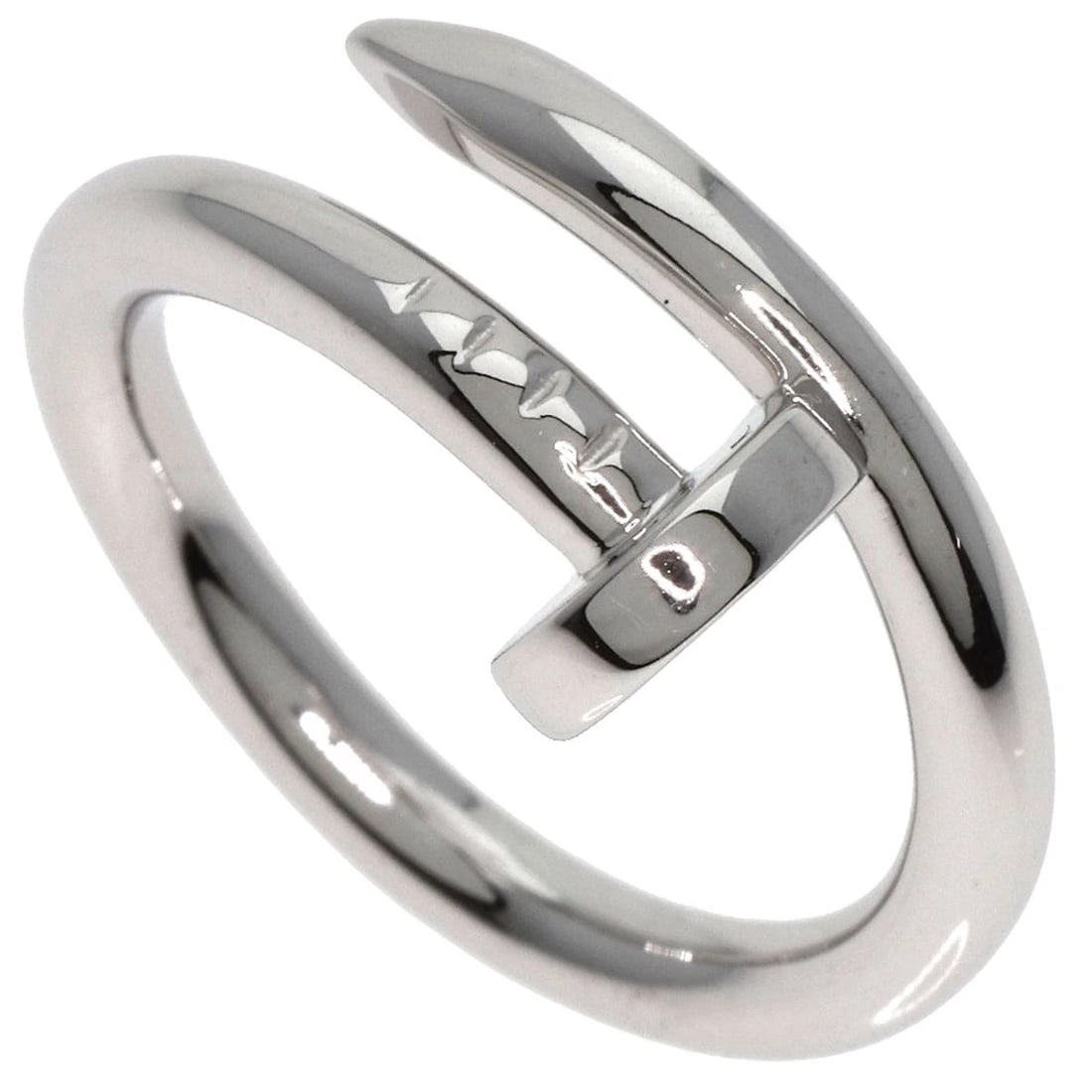 CARTIER JUSTE UN CLOU CLASSIC MODEL RING K18 WHITE GOLD (1 of 4)