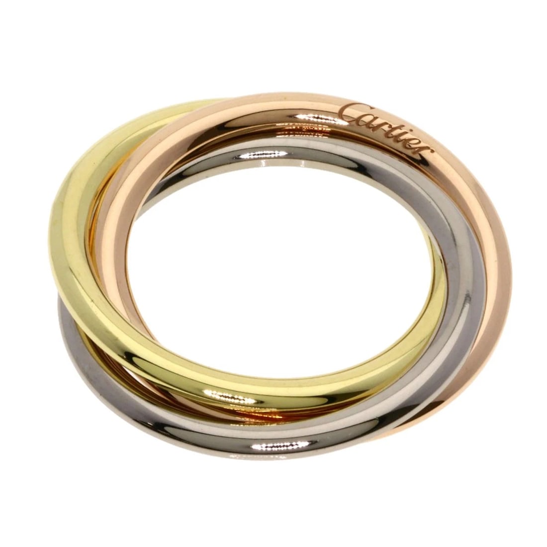 CARTIER TRINITY PENDANT TOP K18 YELLOW GOLD: CARTIER Trinity Pendant top K18 Yellow Gold Brand: CARTIER Type/Style: Pendant top Material: K18 Yellow Gold, Color: Gold Size: Top Size:0.9inch/23.7x23.7x1.6mm Accessories: None Accessories Notice: