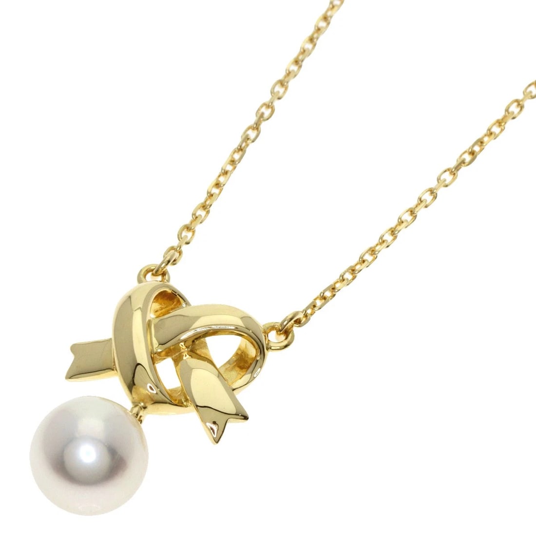 MIKIMOTO PEARL PEARL NECKLACE K18 YELLOW GOLD: MIKIMOTO Pearl Pearl Necklace K18 Yellow Gold Brand: MIKIMOTO Type/Style: Necklace Material: K18 Yellow Gold, Color: Gold Size: Stone Size:0.3inch/7.4mm Chain Length:15.9inch/40.5cm Chain Width:0.4inc