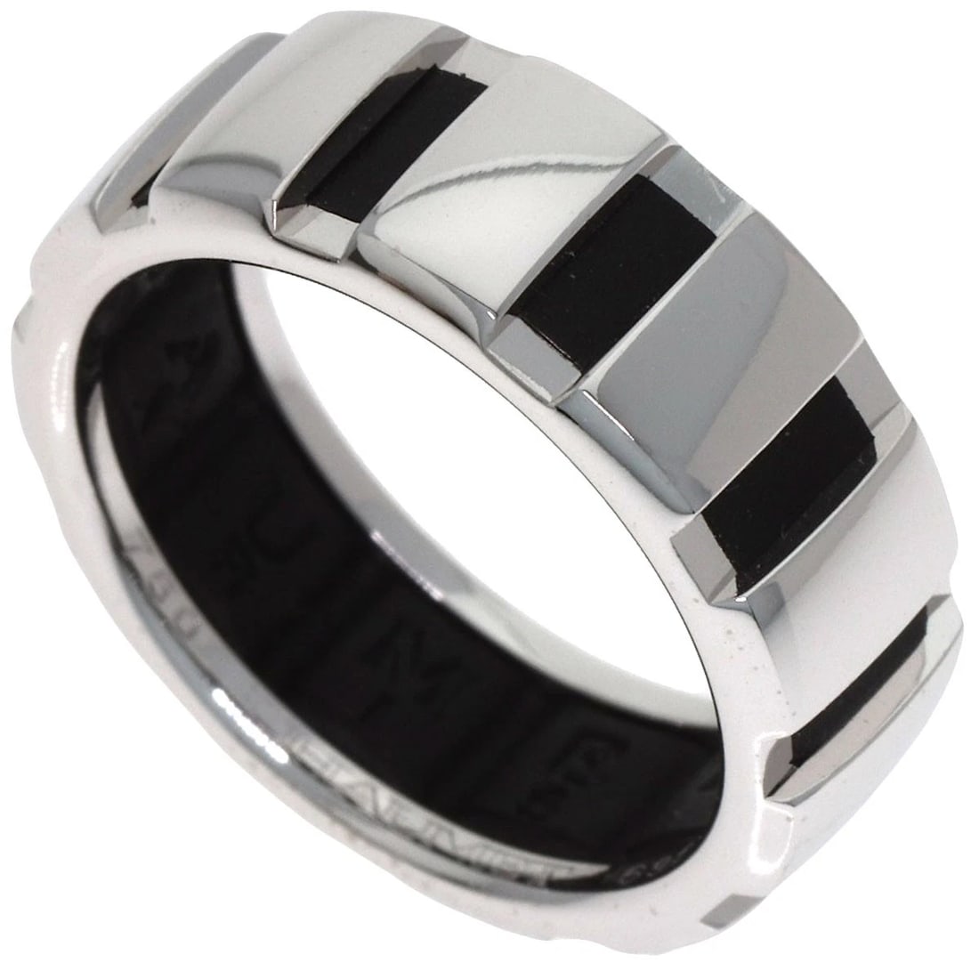 CHAUMET CLASS ONE RING K18 WHITE GOLD: Chaumet Class One Ring K18 White Gold Brand: Chaumet Type/Style: Ring Material: K18 White Gold, Color: Silver Size: 5.25 (US) Accessories: None Accessories Notice: When purchasing pre-owned goods,