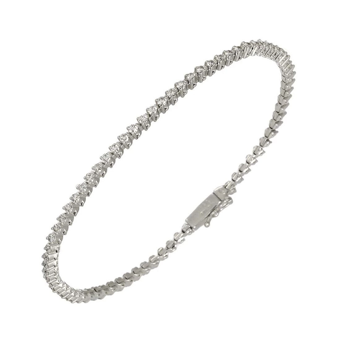 TASAKI DIAMOND BRACELET WHITE GOLD 750 585 (1 of 4)