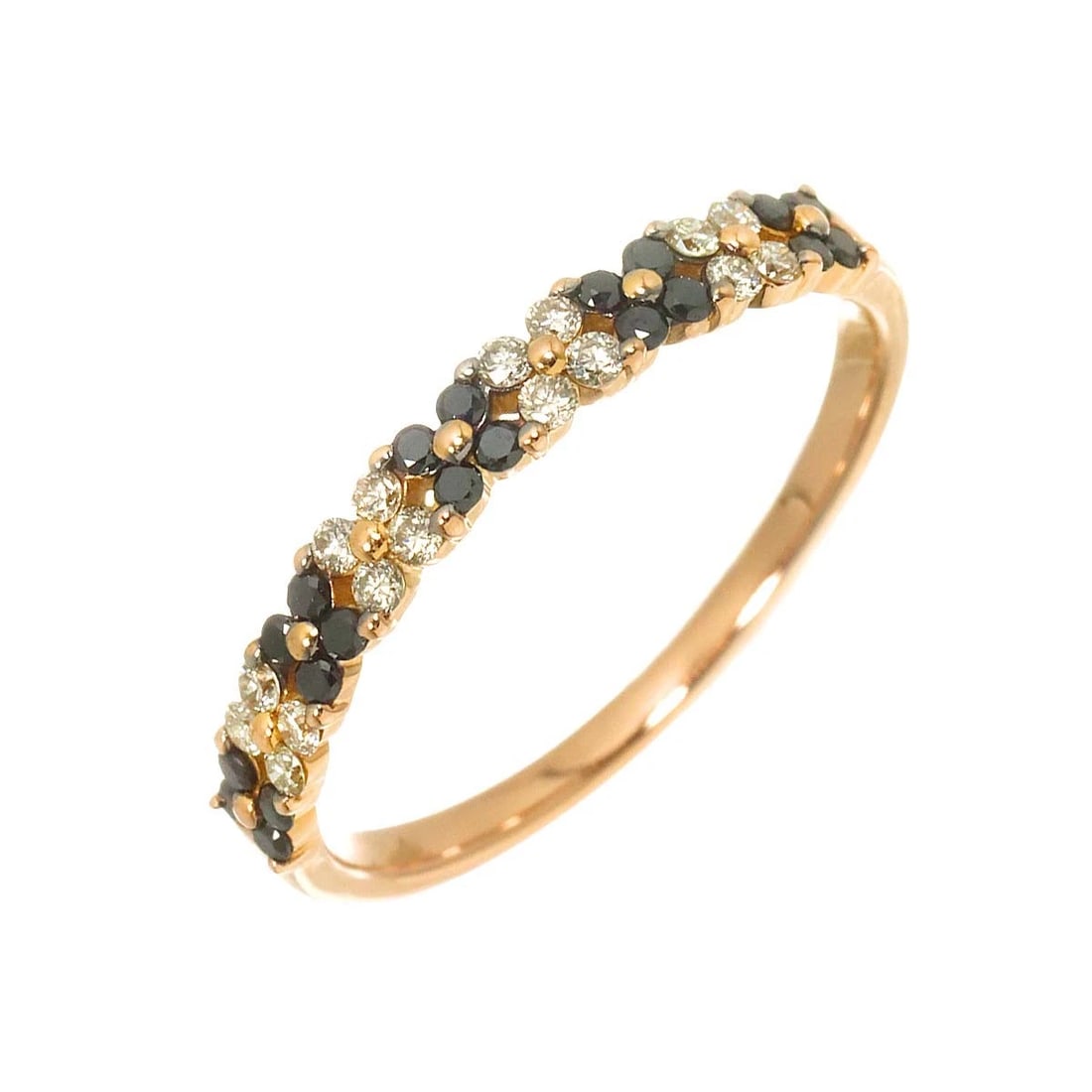 DIAMOND RING 18K PINK GOLD 750: Diamond Ring 18K Pink Gold 750 Brand: Unbranded Type/Style: Ring Material: 750 Pink Gold, Main Stone/Creation Natural Color: Pink Gold Size: 7.5 (US) Accessories: None Accessories Notice: When