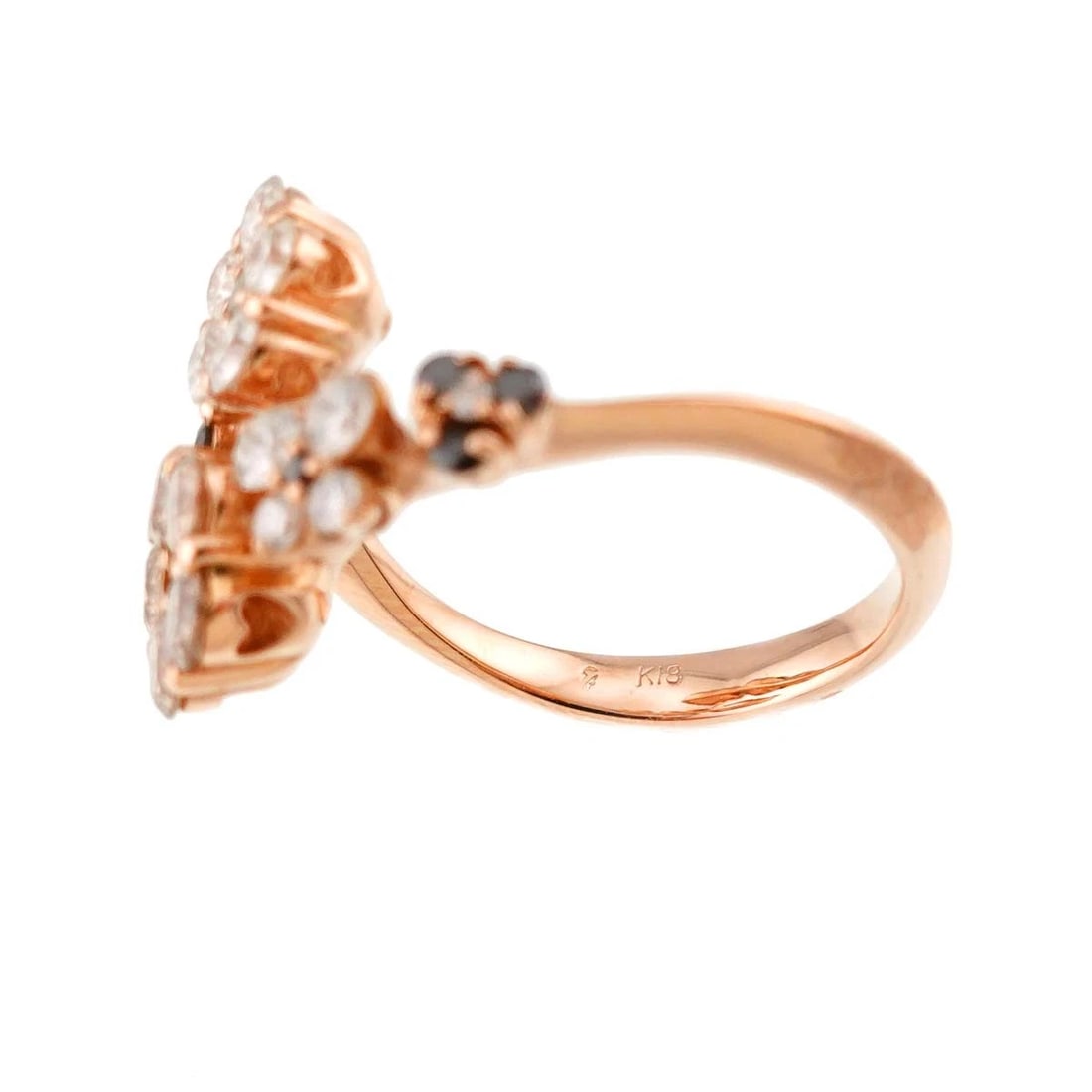 SIRENA AZZURRO DIAMOND RING 18K PG 750: Sirena Azzurro Diamond Ring 18K PG 750 Brand: Sirena Azzurro Type/Style: Ring Material: 750 Pink Gold, Main Stone/Creation Natural Color: Pink Gold Size: 6 (US) Accessories: None Accessories Notice: