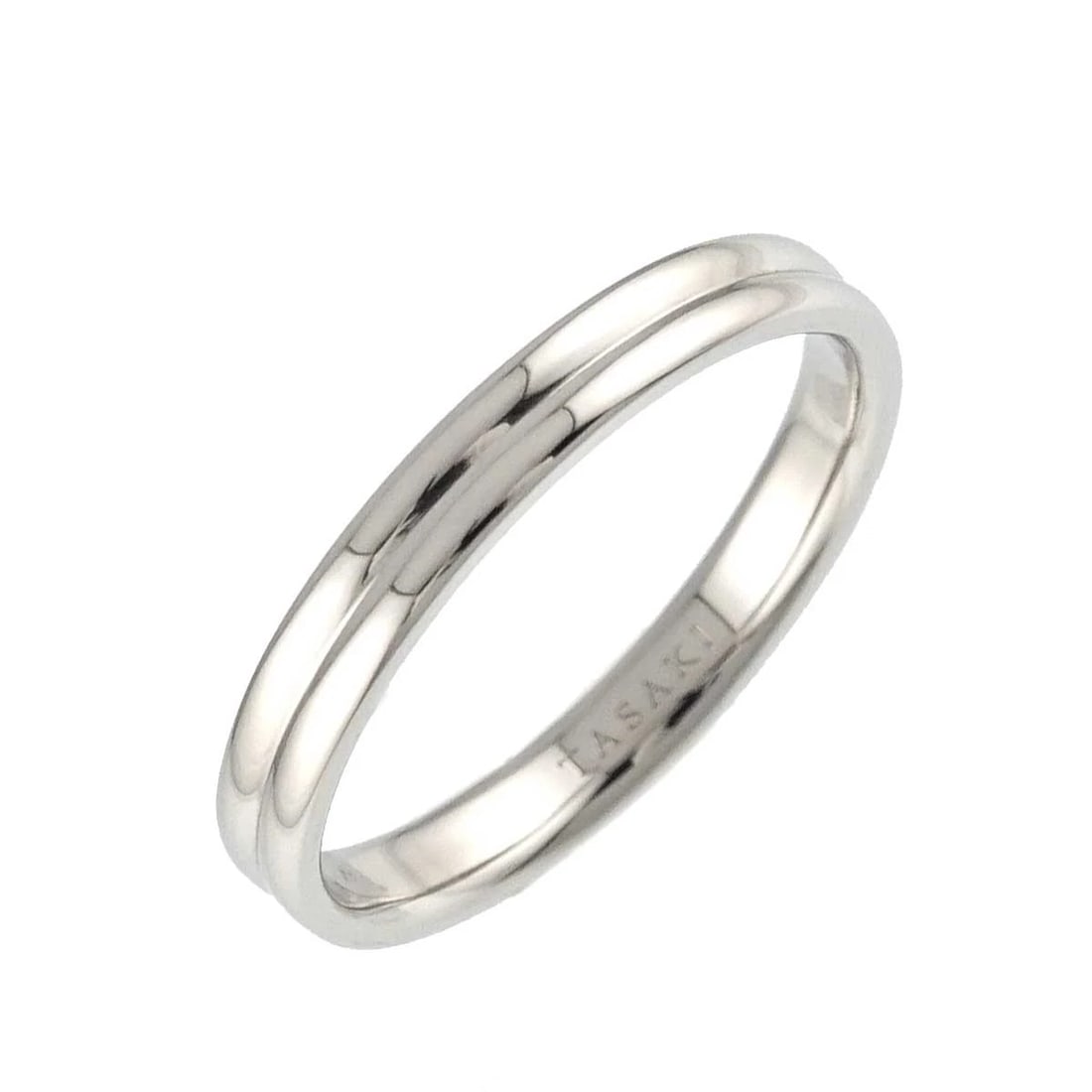 TASAKI CHIARO RING PLATINUM: TASAKI CHIARO Ring Platinum Brand: TASAKI Type/Style: Ring Material: Platinum, Color: Platinum Size: 8-8.25 (US) Accessories: None Accessories Notice: When purchasing pre-owned goods, please refer to