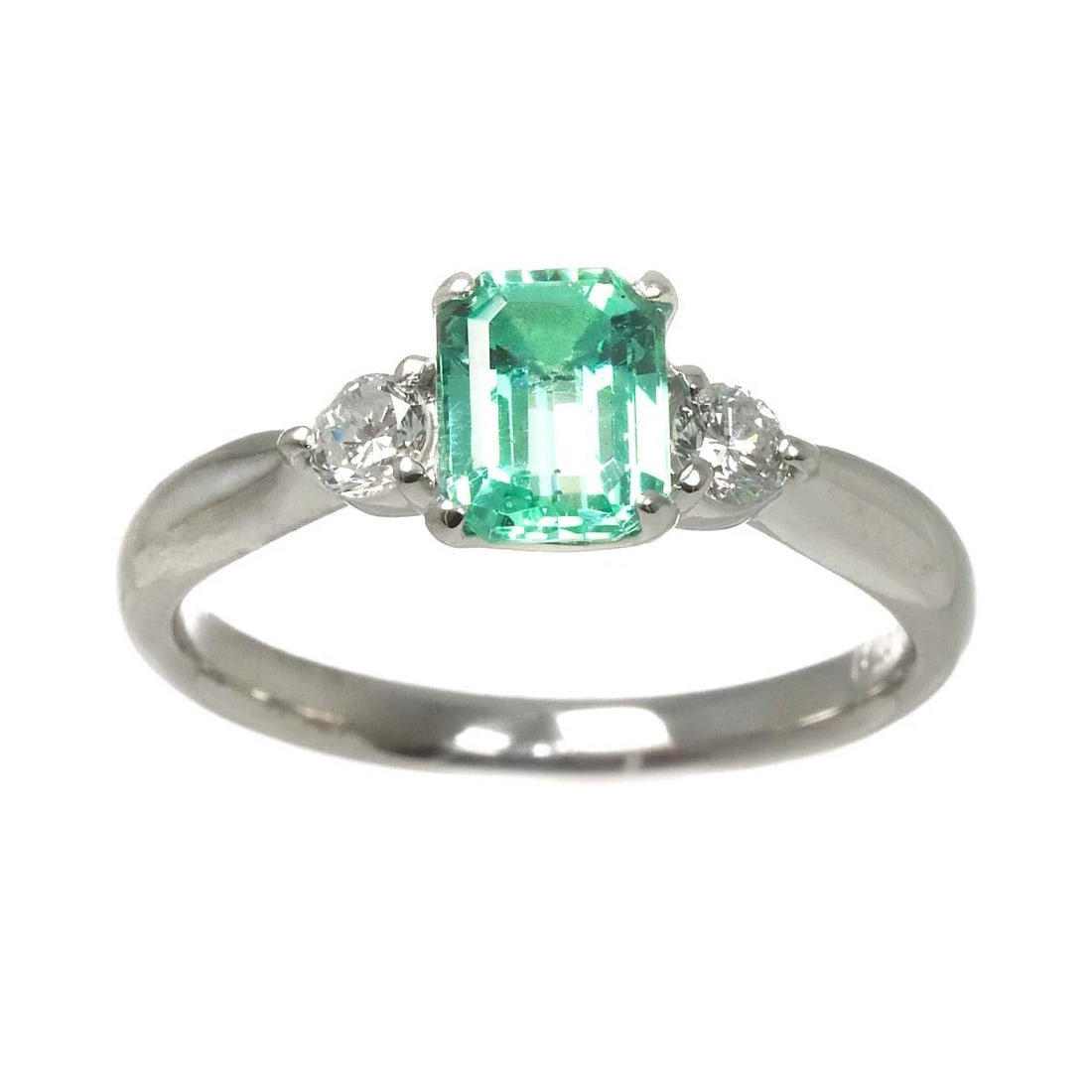 BERYL DIAMOND RING PT PLATINUM - 2