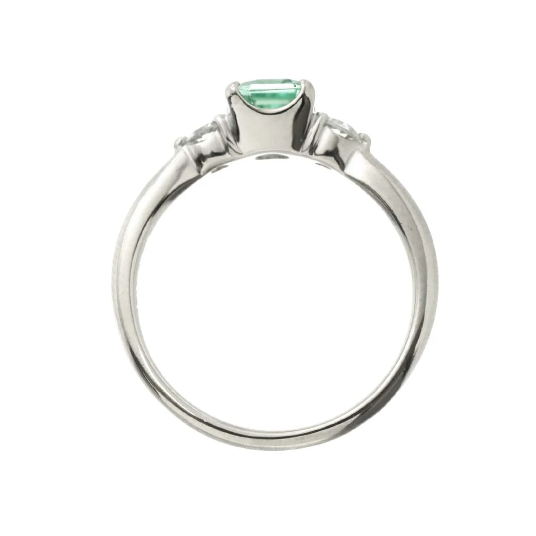 BERYL DIAMOND RING PT PLATINUM - 4
