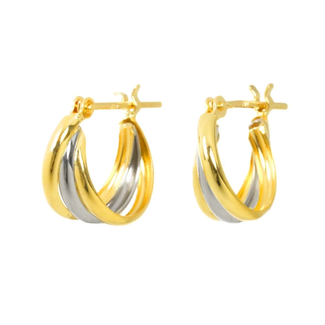 LARA CHRISTIE EARRINGS PIERCED K18 YG 750 PT: LARA Christie Earrings Pierced K18 YG 750 Pt Brand: LARA Christie Type/Style: Earrings Material: 750Yellow Gold/PT, Color: Yellow Gold Size: W4.9 X H 11mm Accessories: None Accessories Notice: When