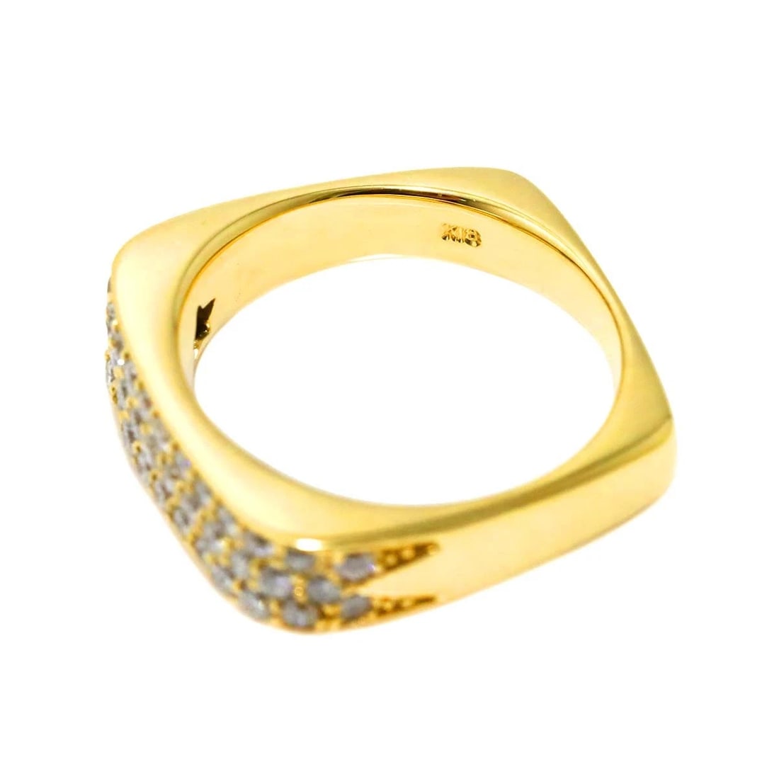 DIAMOND RING 18K YG YELLOW GOLD 750: Diamond Ring 18K YG Yellow Gold 750 Brand: Unbranded Type/Style: Ring Material: 750Yellow Gold, Main Stone/Creation Natural Color: Yellow Gold Size: 6 (US) Accessories: None Accessories Notice: When