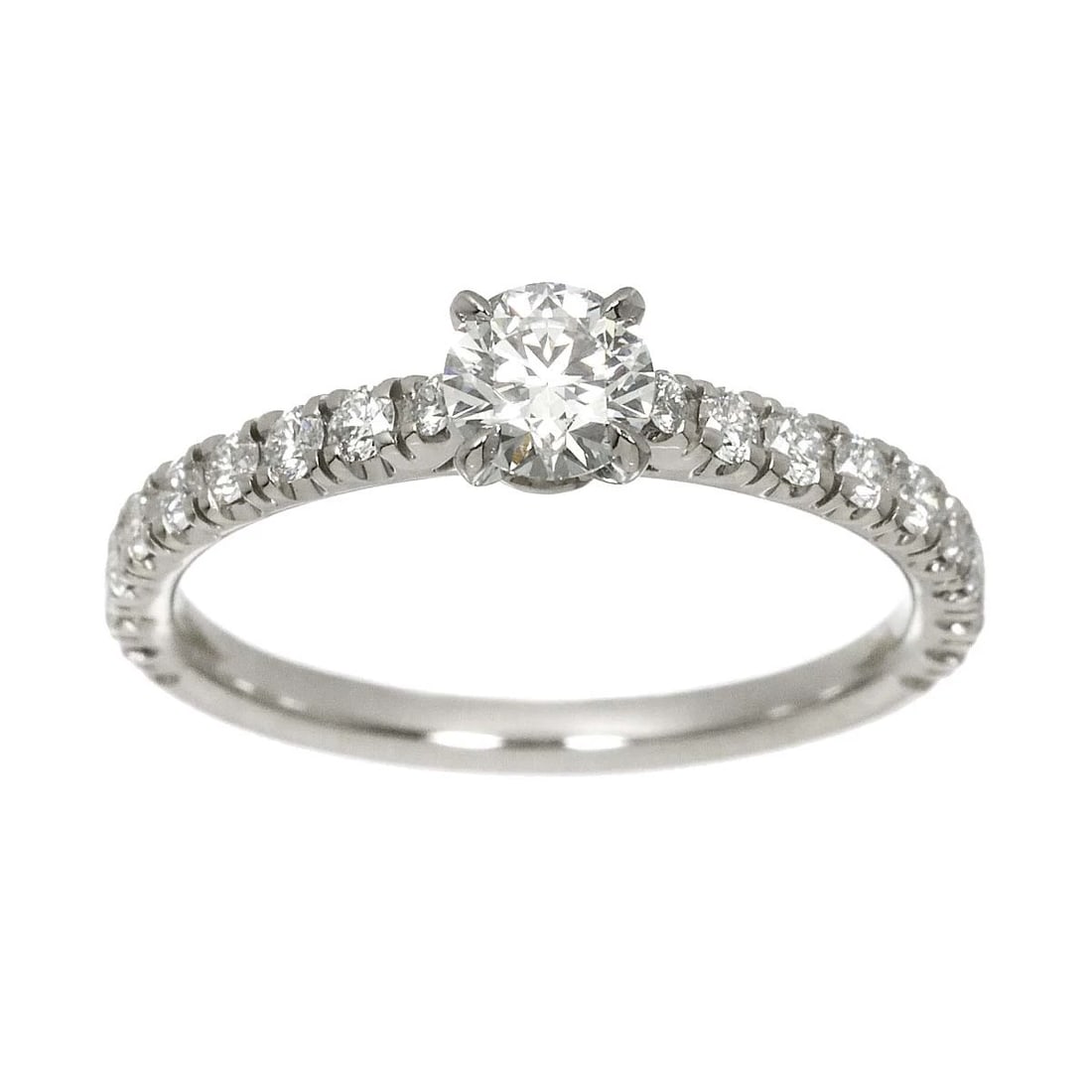CARTIER HALF DIAMOND RING PT - 2