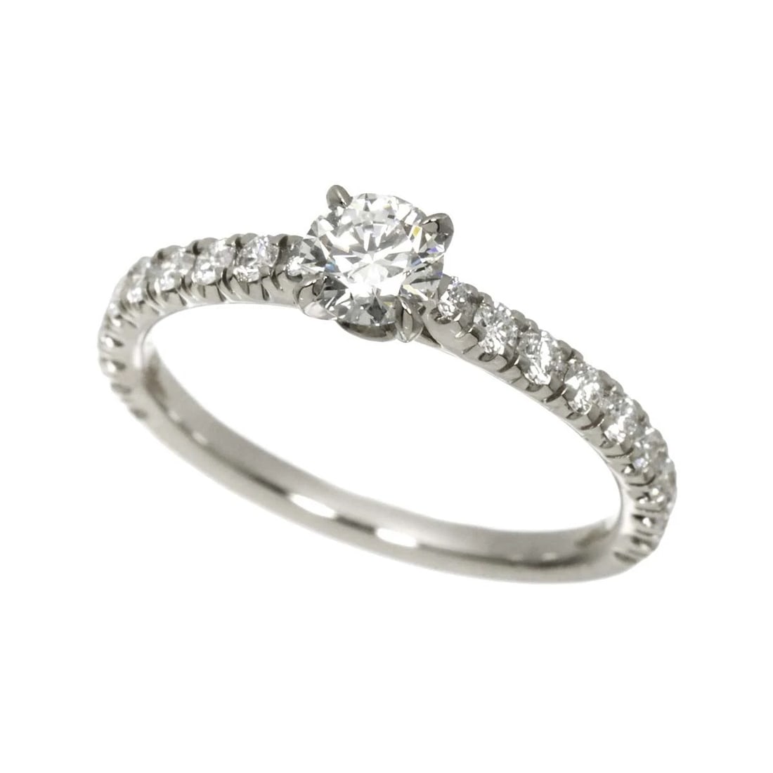 CARTIER HALF DIAMOND RING PT - 3
