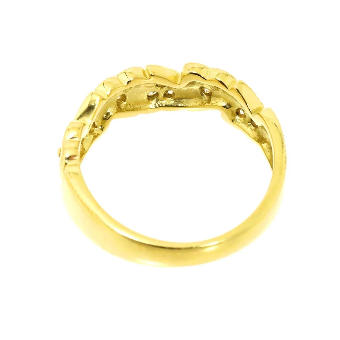 DIAMOND RING 18K YG YELLOW GOLD 750: Diamond Ring 18K YG Yellow Gold 750 Brand: Unbranded Type/Style: Ring Material: 750Yellow Gold, Main Stone/Creation Natural Color: Yellow Gold Size: 5.75-6 (US) Accessories: None Accessories Notice: