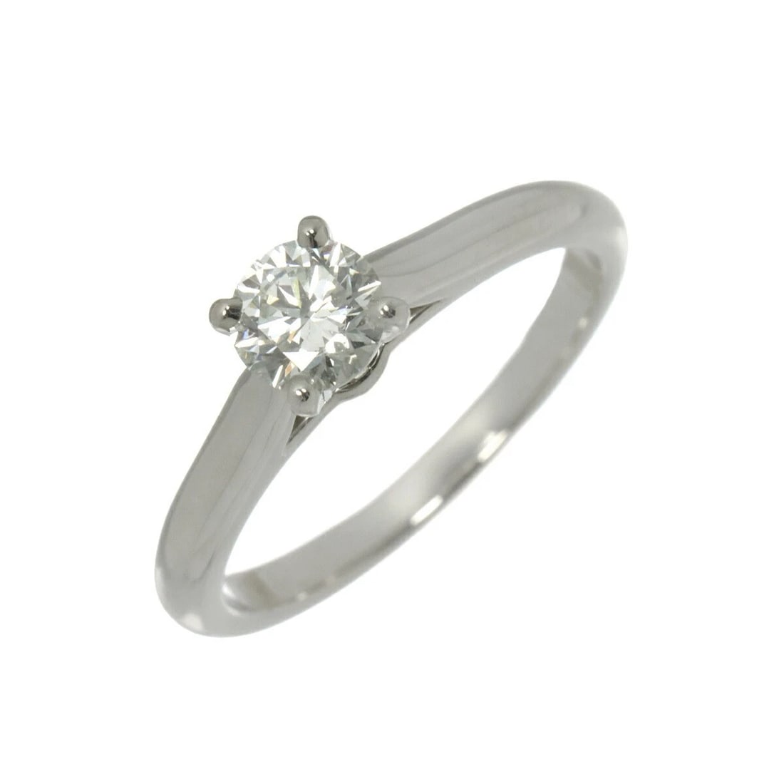 CARTIER DIAMONDRING PT: Cartier DiamondRing Pt Brand: Cartier Type/Style: Ring Material: Platinum, Main Stone/Creation Natural Color: Platinum Size: 4.5 (US) Accessories: None Accessories Notice: When purchasing pre-owned