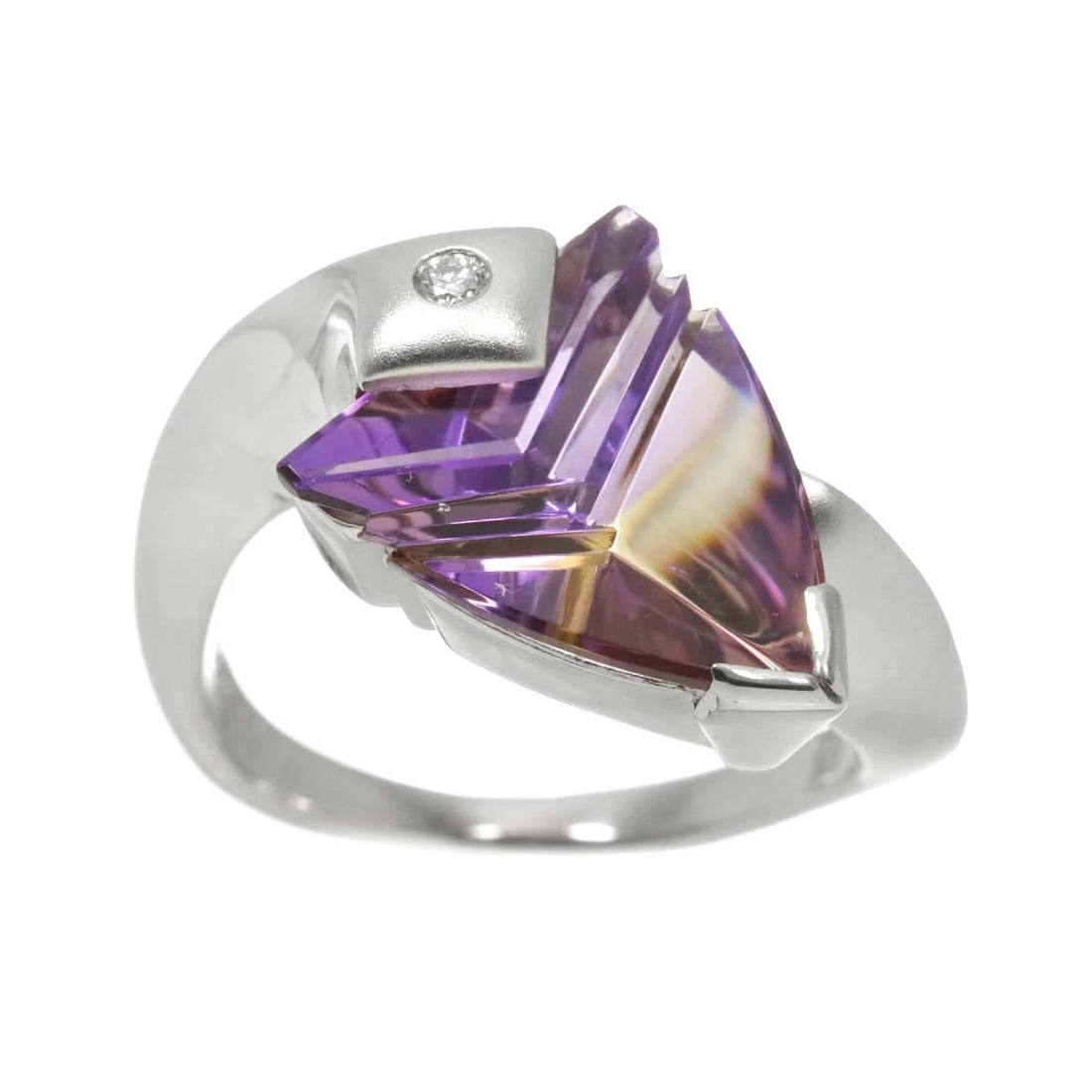 AMETRINE DIAMOND RING PT - 2