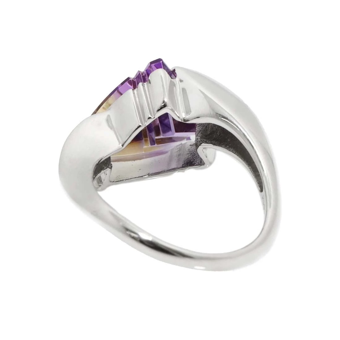 AMETRINE DIAMOND RING PT - 4
