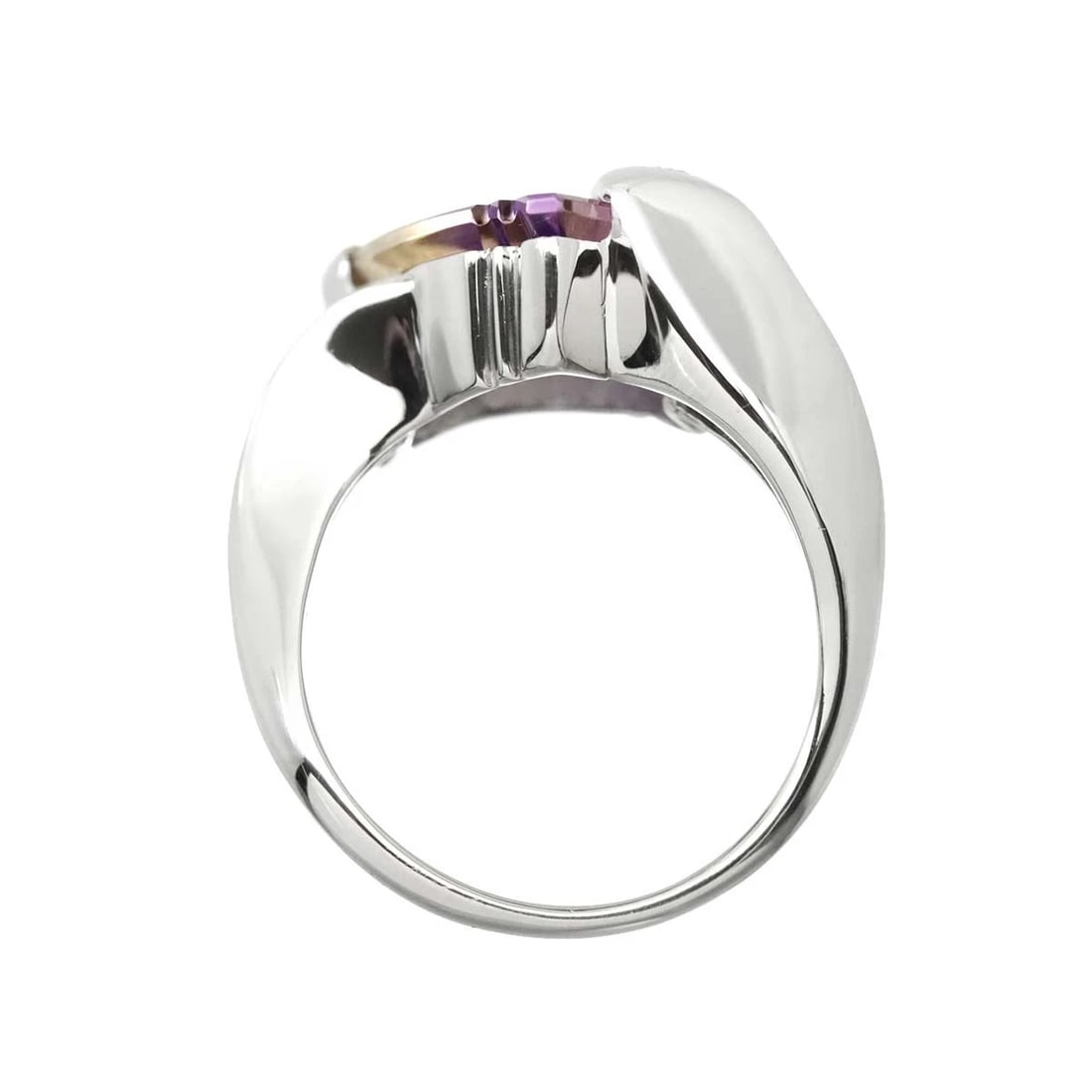 AMETRINE DIAMOND RING PT - 5