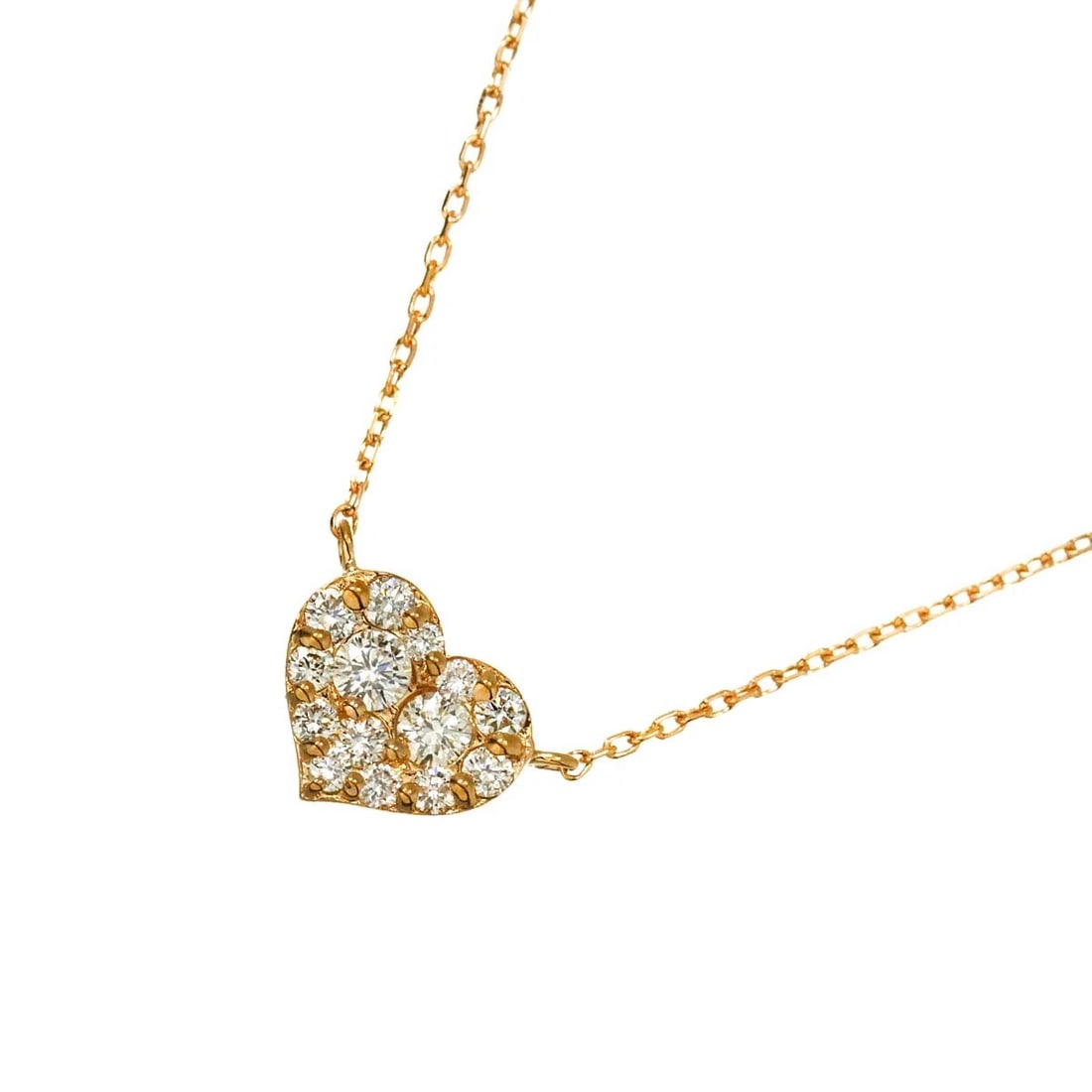 PONTE VECCHIO DIAMOND NECKLACE 18K PG 750: Ponte Vecchio Diamond Necklace 18K PG 750 Brand: Ponte Vecchio Type/Style: Necklace Material: 750Pink Gold, Main Stone/Creation Natural Color: Pink Gold Size: internal circumference of the chain: 15.7
